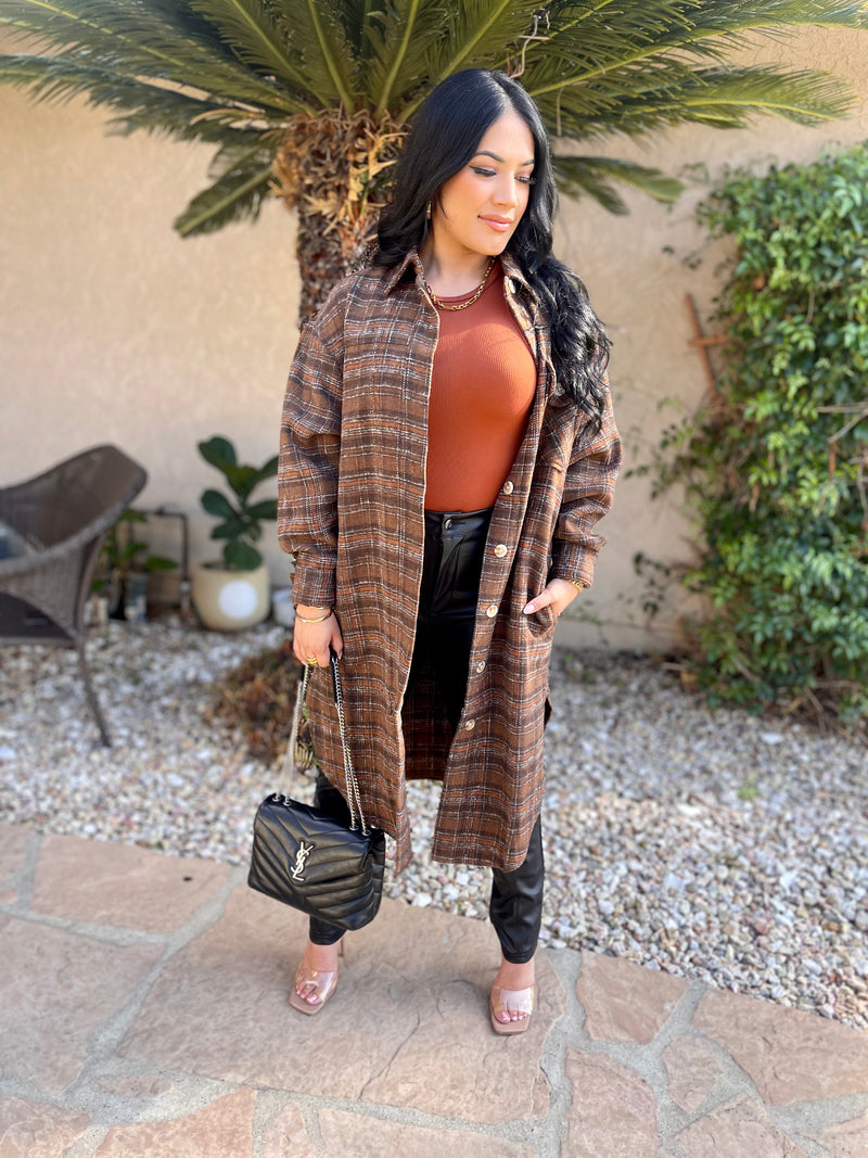 Your Favorite Flannel Shacket Coat